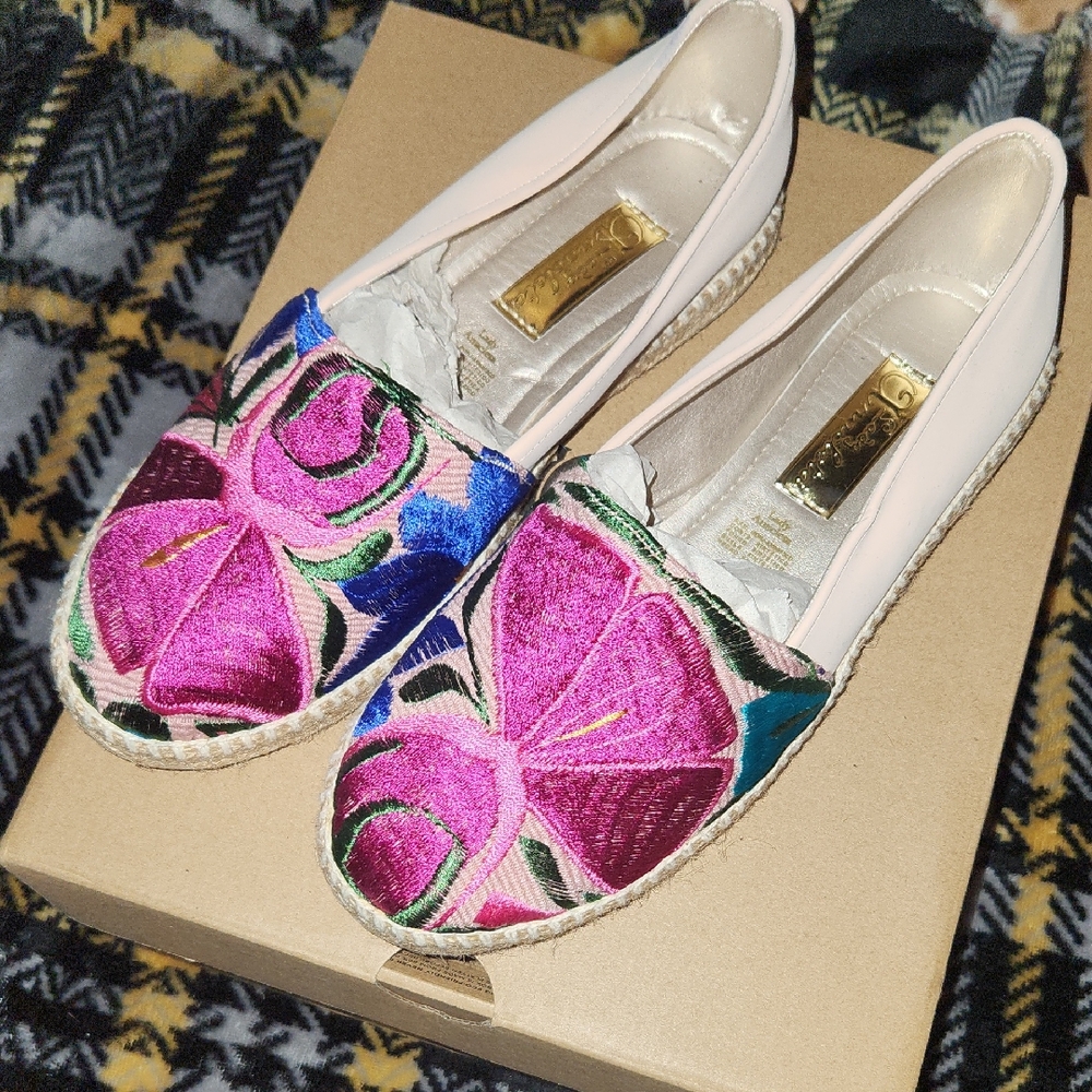 Floral Embroidered Women's Espadrilles
